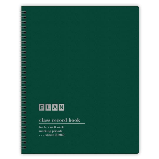 36 Names Large Blocks Class Record Book, 6-8 Weeks, Pack of 4